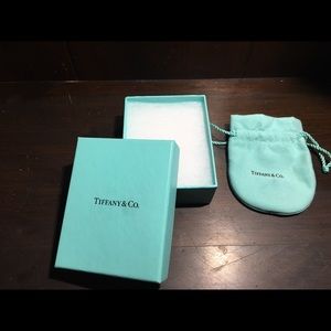 Tiffany & co gift box and dust bag